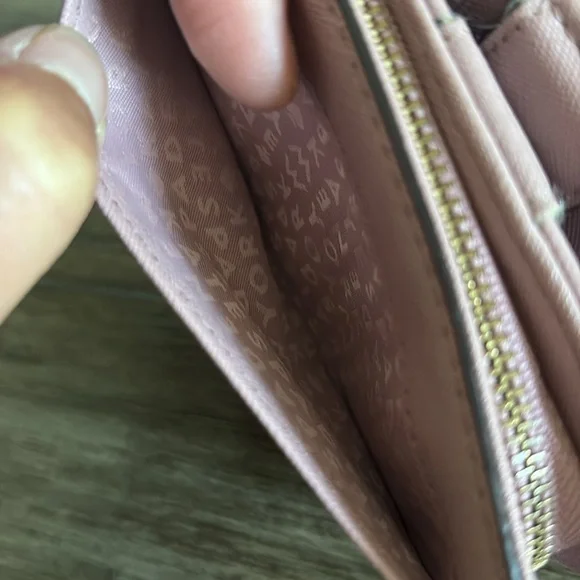 Lot of 2x [Kate Spade] Bi-Fold & Tri-Fold Pink Small Snap Button Close Wallets - Picture 10 of 16